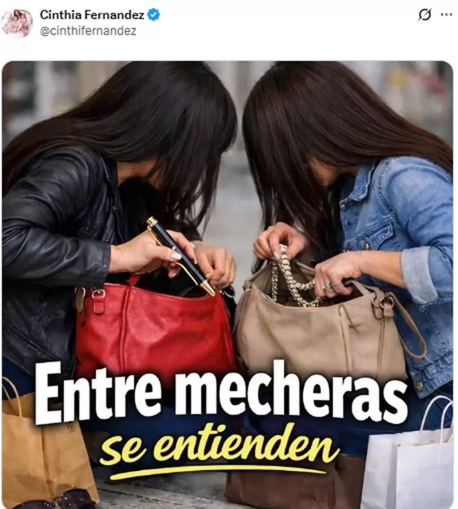 La pelea entre Moria Cas�n y Cinthia Fern�ndez