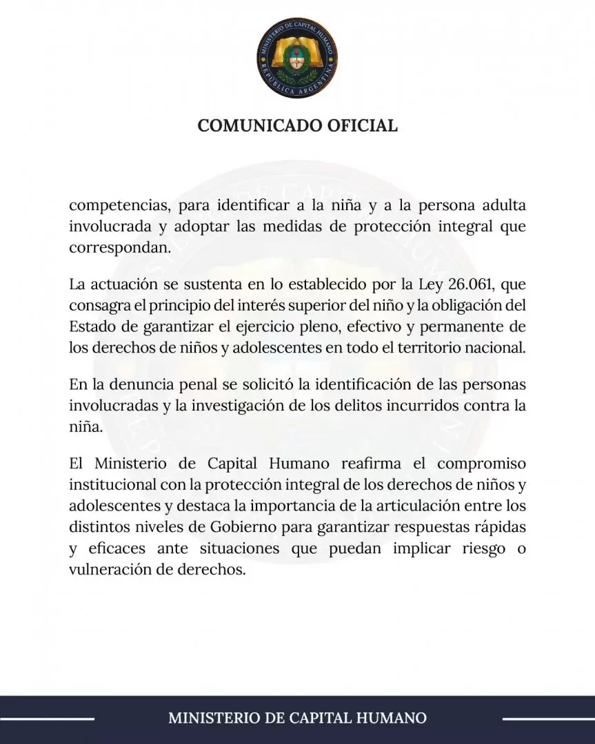 El Gobierno denuncia penalmente a una madre por un video viral