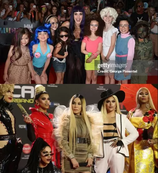 Ivy Queen y Katy Perry, a�os atr�s, ya tuvieron la misma idea que Mar�a Becerra