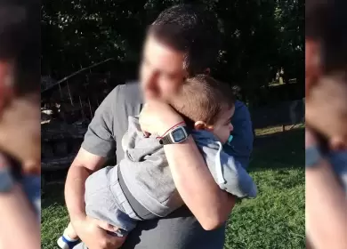 Alejandro Ruffo y su hijito Joaqu�n