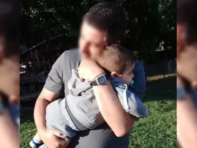 Alejandro Ruffo y su hijito Joaqu�n