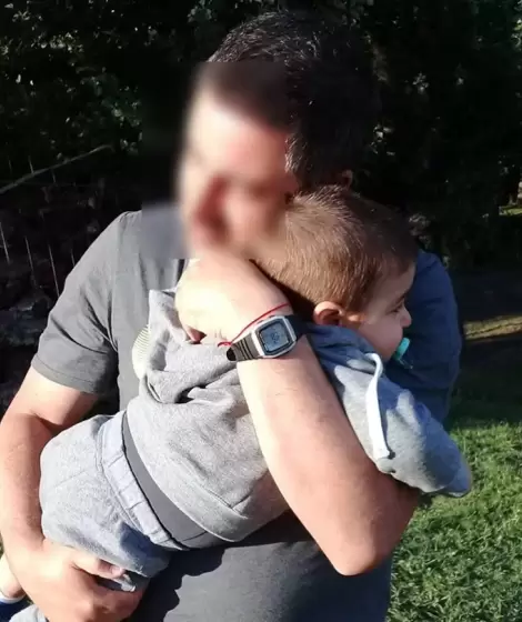 Alejandro Ruffo y su hijito Joaqu�n