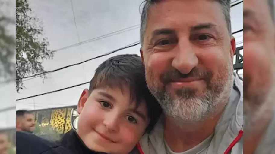 Alejandro Ruffo y su hijito Joaquín