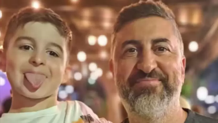 Alejandro Ruffo y su hijito Joaquín