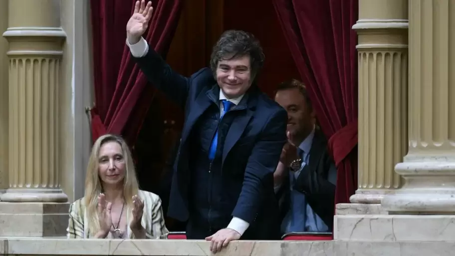 El Presidente Javier Milei prepara su discurso del 1� de marzo