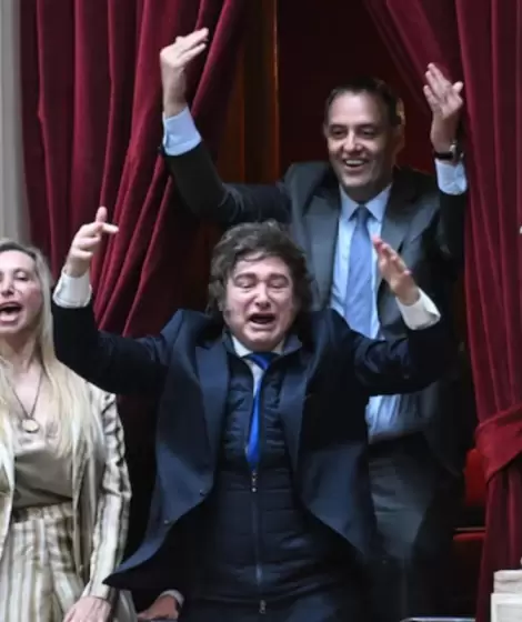 El Presidente Javier Milei prepara su discurso del 1� de marzo