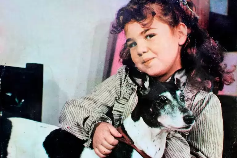 Lorena Paola de ni�a, cuando su imagen se transform� en un �xito a nivel Latinoam�rica.