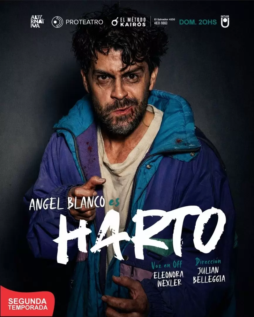 Harto, el primer unipersonal del actor y dramaturgo �ngel Blanco