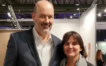 Federico Sturzenegger y Mar�a Josefina Rouillet, su pareja.