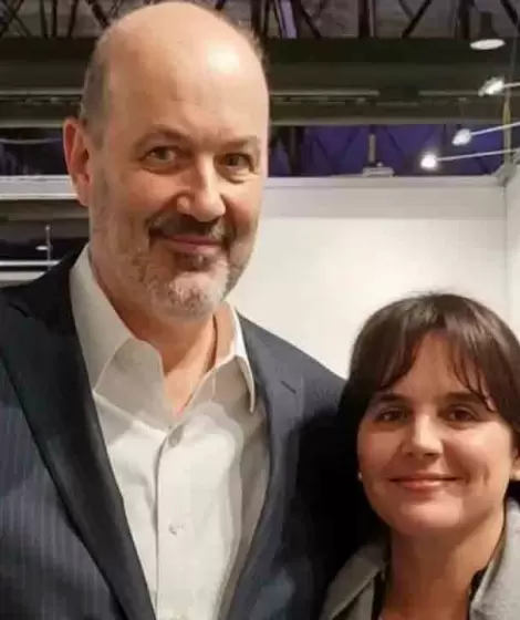 Federico Sturzenegger y Mar�a Josefina Rouillet, su pareja.
