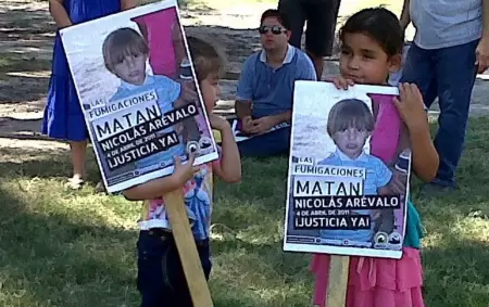 Nicol�s Ar�valo muri� por el contacto con agrot�xicos