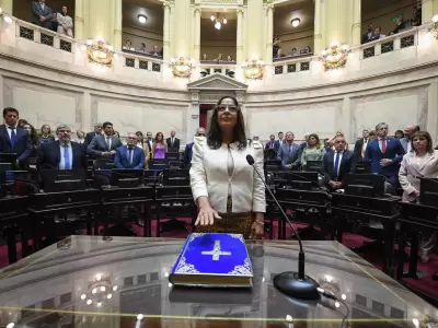 Carolina Mois�s jur� como vicepresidenta del Senado