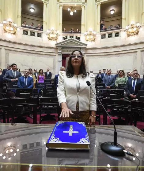 Carolina Mois�s jur� como vicepresidenta del Senado