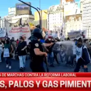 Cortes, corridas y un Congreso blindado: el centro porteño amaneció atravesado por protestas y un clima de tensión
