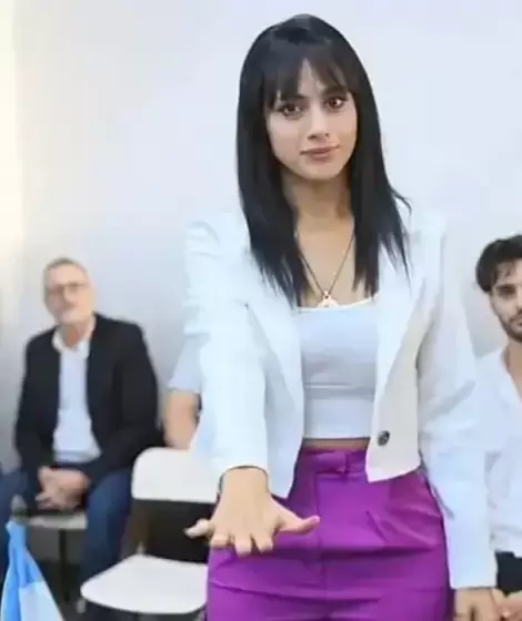 Fiorella Damiani fue consejera escolar electa por La Libertad Avanza.