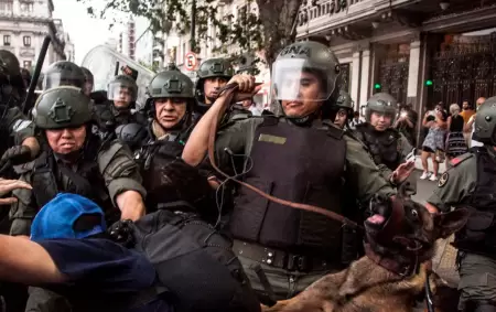 Represi�n en el Congreso