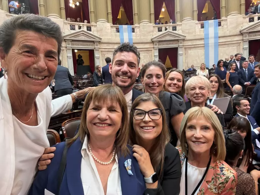 Funcionarios acompa�aron a Javier Milei en la apertura del 144� per�odo de sesiones ordinaria