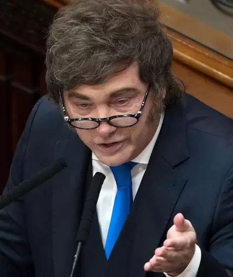 Javier Milei en la apertura del 144� per�odo de sesiones ordinaria