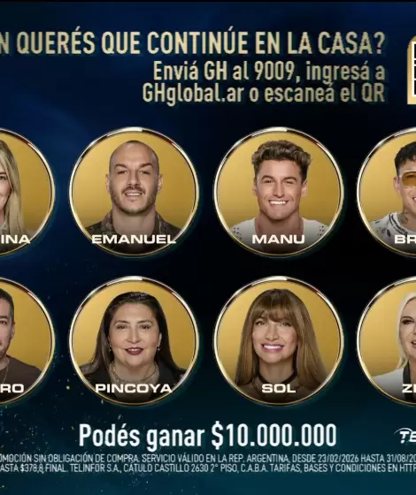 Primera placa de Gran Hermano generacion dorada