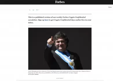 Forbes calific� el caso $LIBRA como "el robo cripto m�s grande de la historia"