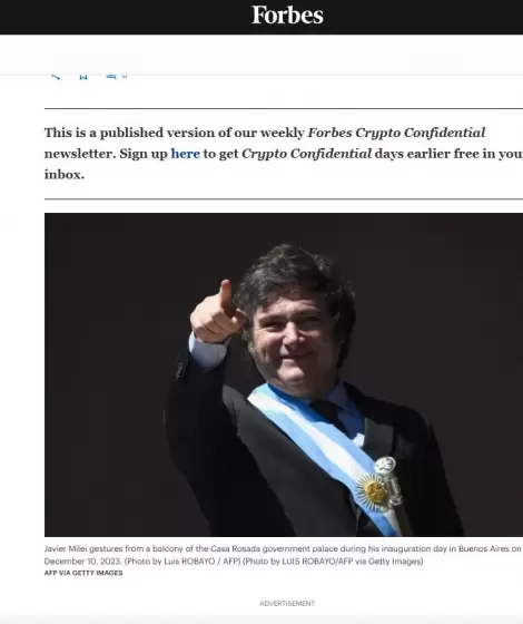 Forbes calific� el caso $LIBRA como "el robo cripto m�s grande de la historia"