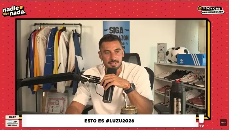 Nico Occhiato anunci� la programaci�n para Luzu TV 2026