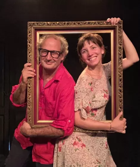 David Masajnik y Victoria Arraba�a.