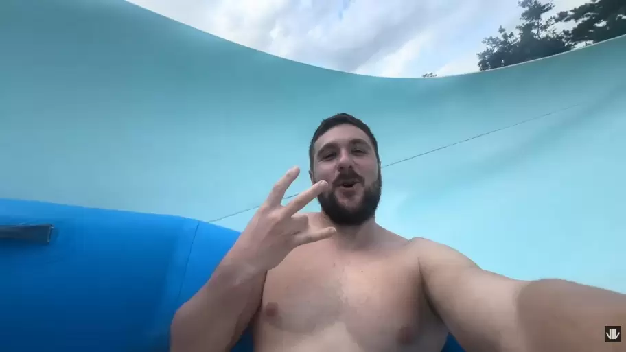 Juan Ignacio Veltri en uno de sus viajes