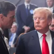 Pedro S�nchez se mantiene firme y desaf�a a Donald Trump: "No a la guerra"