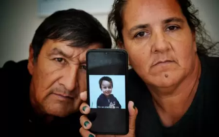 Jos� Pe�a y Mar�a Noguera, padres de Loan Pe�a