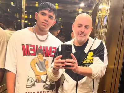 Jos� Mar�a Muscari y su hijo Lucio