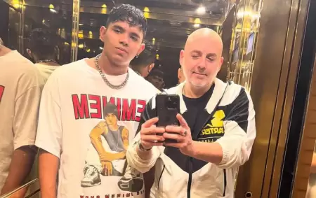 Jos� Mar�a Muscari y su hijo Lucio