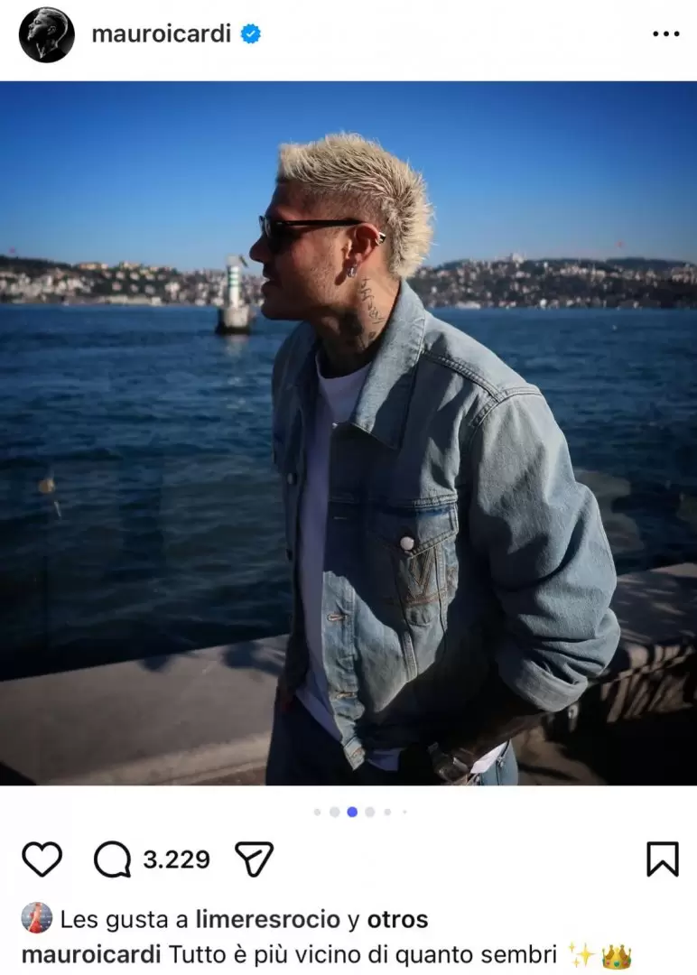 �Mauro Icardi le habla a Wanda Nara en italiano?