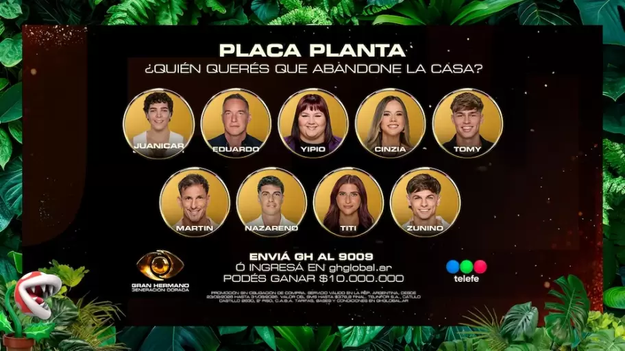 La placa de Gran Hermano.