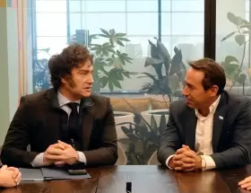 Javier Milei y Marcos Galper�n