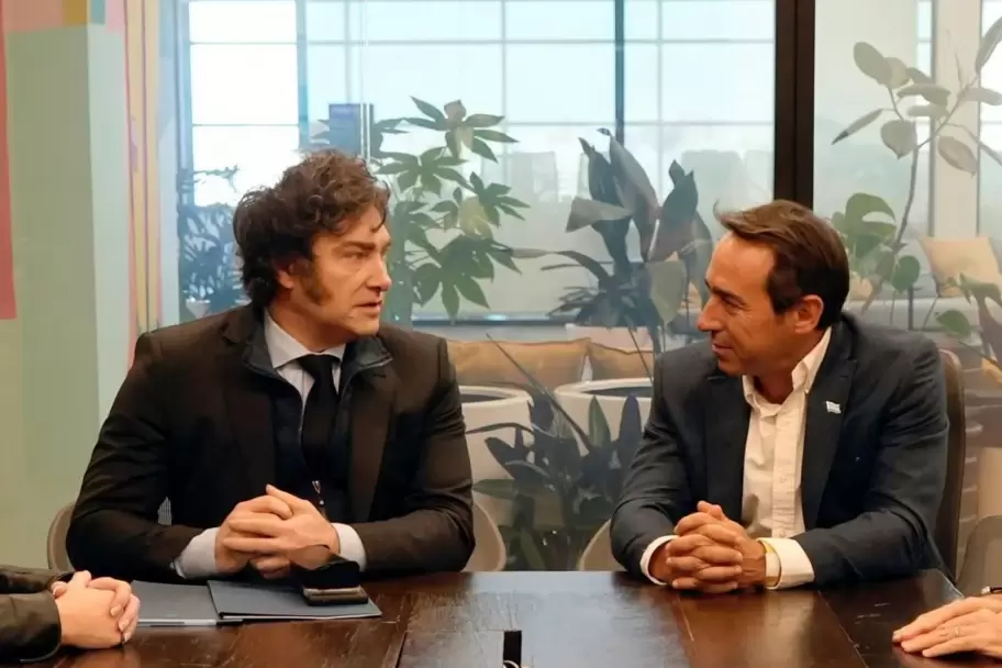 Javier Milei y Marcos Galperín
