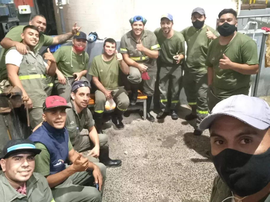 Trabajadores Sadesa en Esperanza, Santa Fe