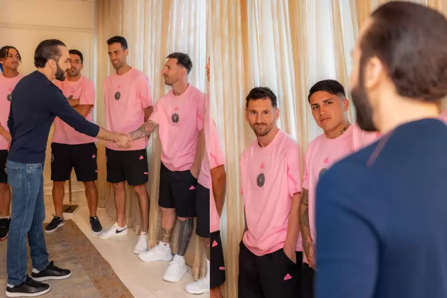 Messi junto a Nayib Bukele y el Inter de Miami