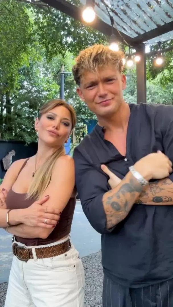 Evangelina Anderson y Ian Lucas pegaron buena onda en Masterchef