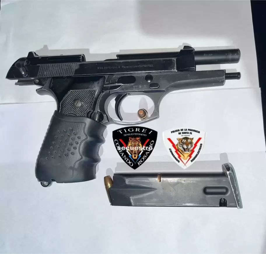 Una de las armas utilizadas