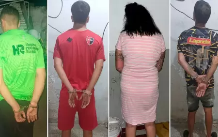 La Polic�a detuvo a cuatro personas y secuestr� armas y un auto presuntamente involucrado.