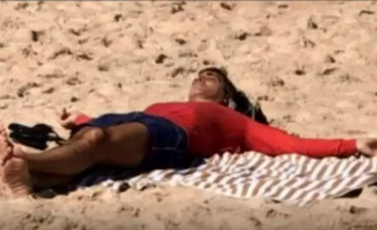 Caputo tomando sol en medio de la corrida bancaria en R�o de Janeiro