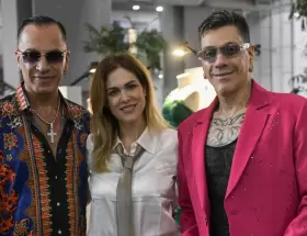 Walter V�zquez, Lilia Lemoine y Roberto Piazza