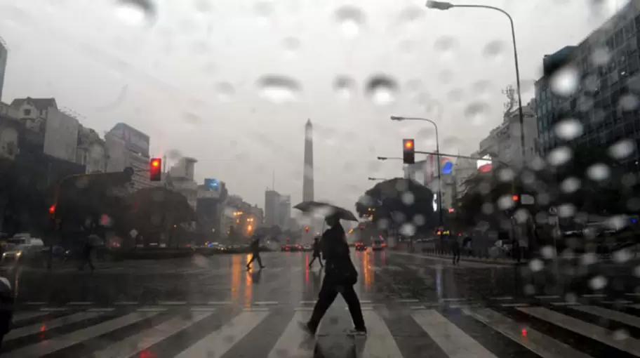 Se viene la lluvia en Buenos Aires