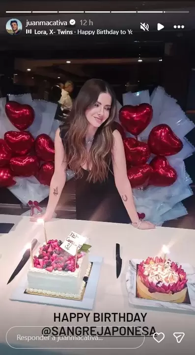 La China Su�rez festej� sus 34 en un yate por el B�sforo