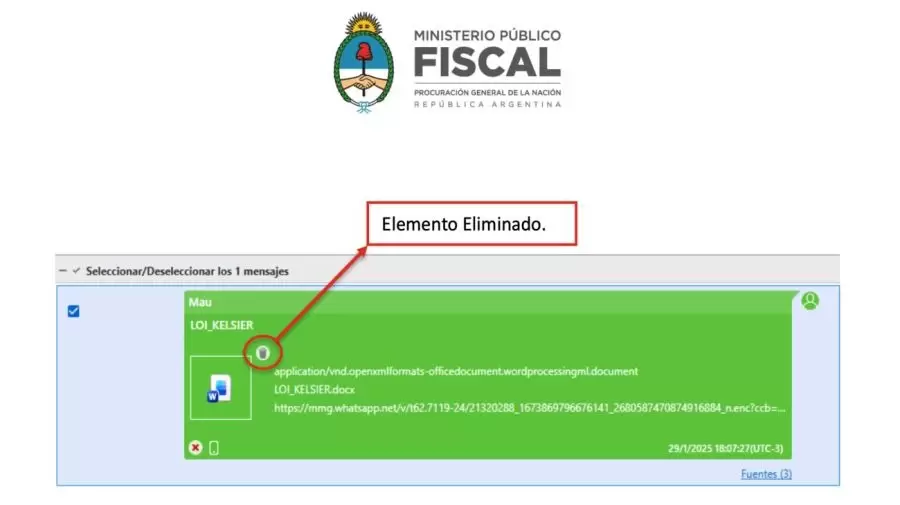 El contrato Milei-Davis eliminado por Novelli