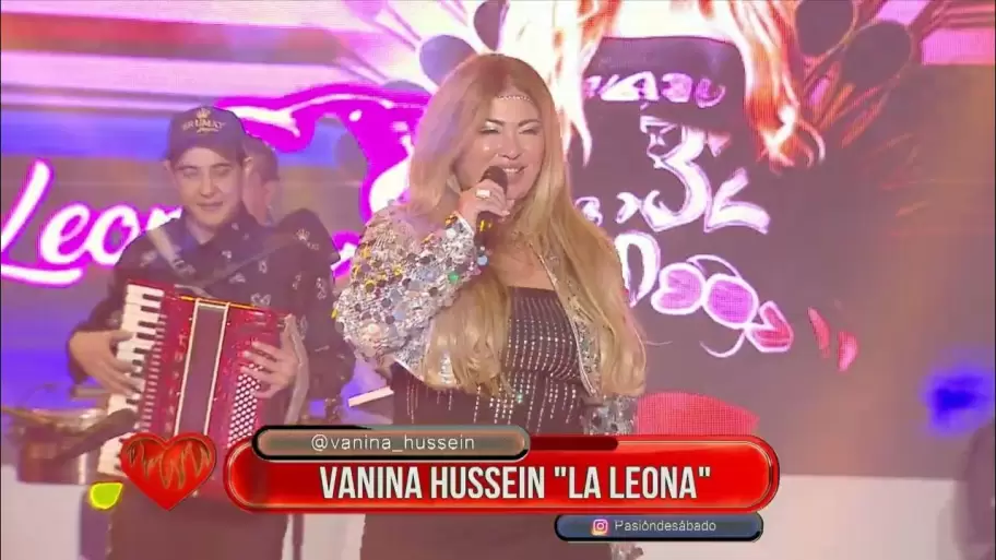 Vanina "La Leona" Hussein  en Pasi�n de S�bado.
