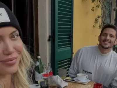 Wanda Nara y Mart�n Migueles