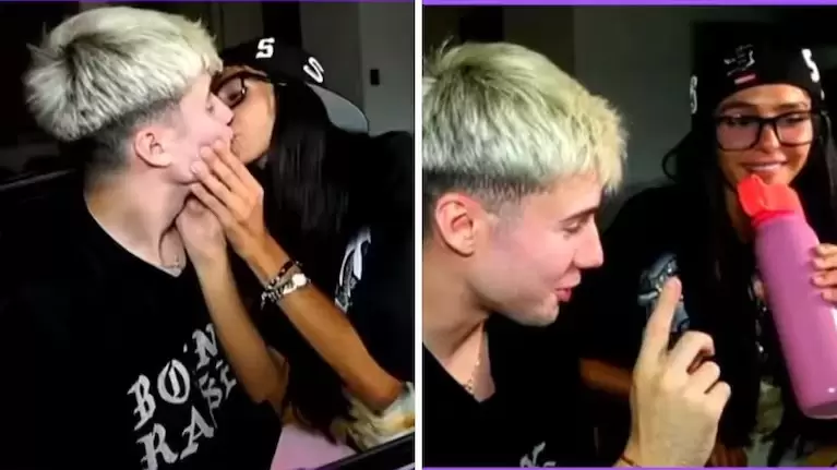 Juanita Tinelli estuvo en un stream de Tom�s Mazza