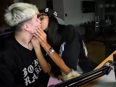 Juanita Tinelli y Tom�s Mazza